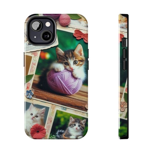 Kitten Phone Cases, Tough Cat Design Cover, Playful Kitty Protective Case, - Picture 27 of 96