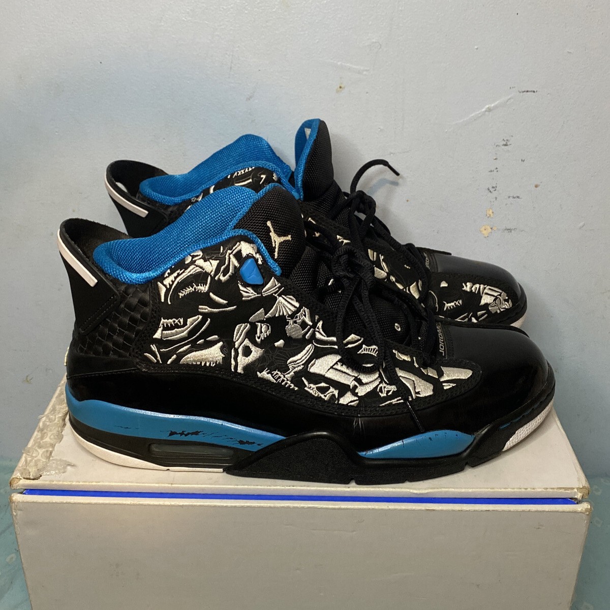 Air Jordan Dub Zero Laser Blue Shoes 311046-011 Size 12 | eBay