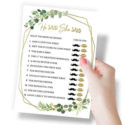 Bridal Shower Kit - 5 Games and Activities - Double Sided - Advice Cards, Bin... - Picture 5 of 6