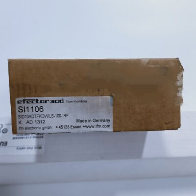 1PC IFM SI1106 Flow Monitor New Expedited Shipping