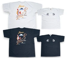 SAMURAI JEANS Heavyweight T-shirt SCT25-101 Unisex Made in Japan New