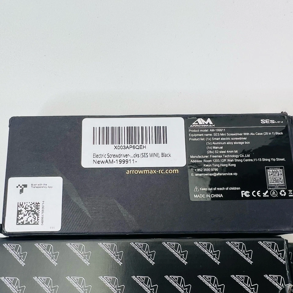 Arrowmax AM-199911 SEs Mini Electric Screwdriver Black - Image 3 of 4