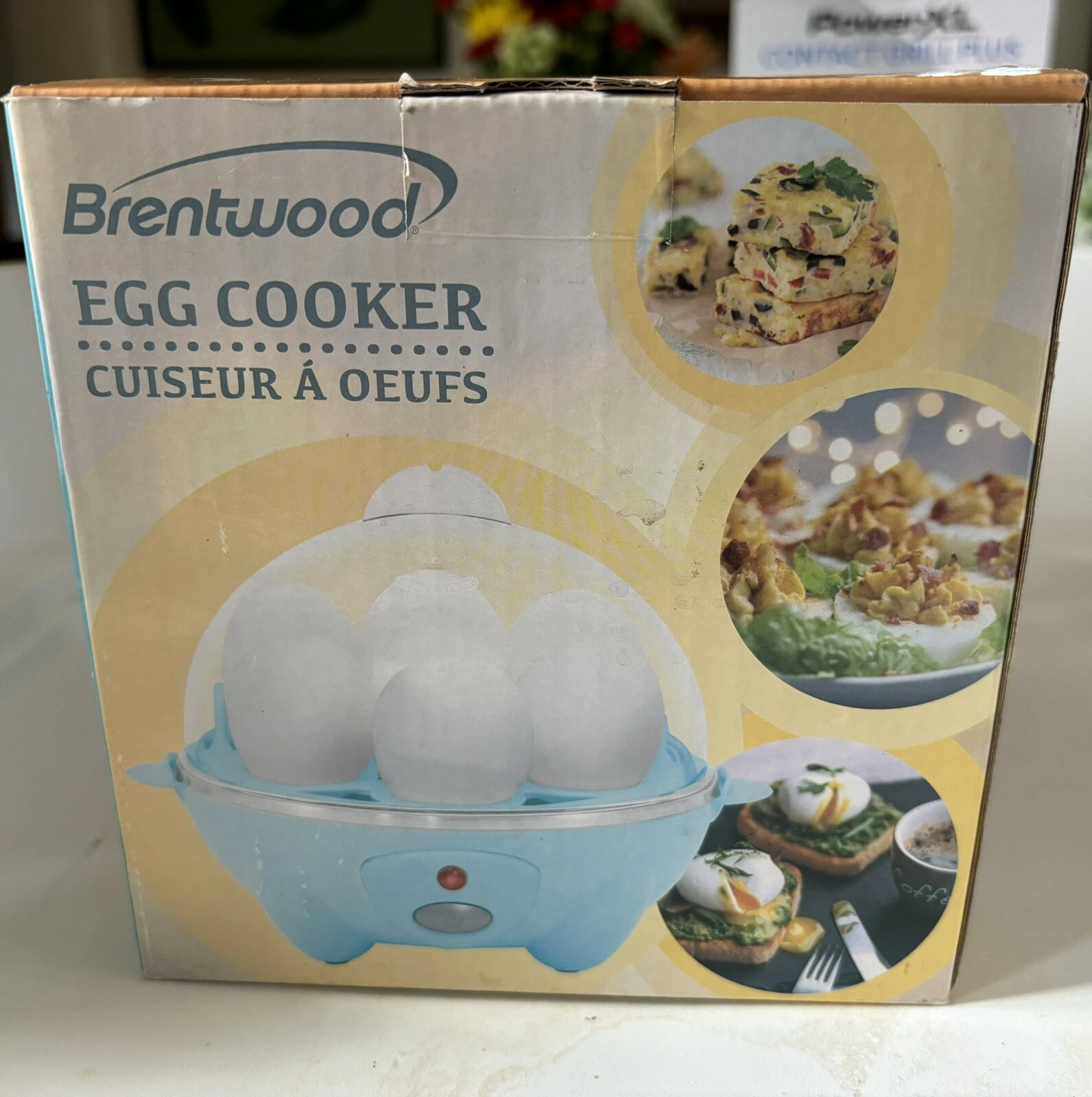 Brentwood TS-1045BL Electric Egg Cooker Blue