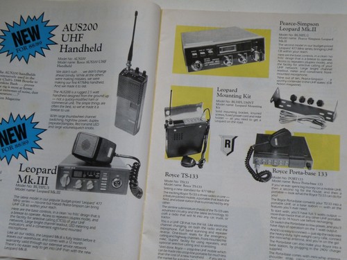 SUPER-RARE 88/89*SOUND ADVISER*PEARCE SIMPSON CB RADIO PRODUCTS CATALOGUE - Zdjęcie 9 z 22
