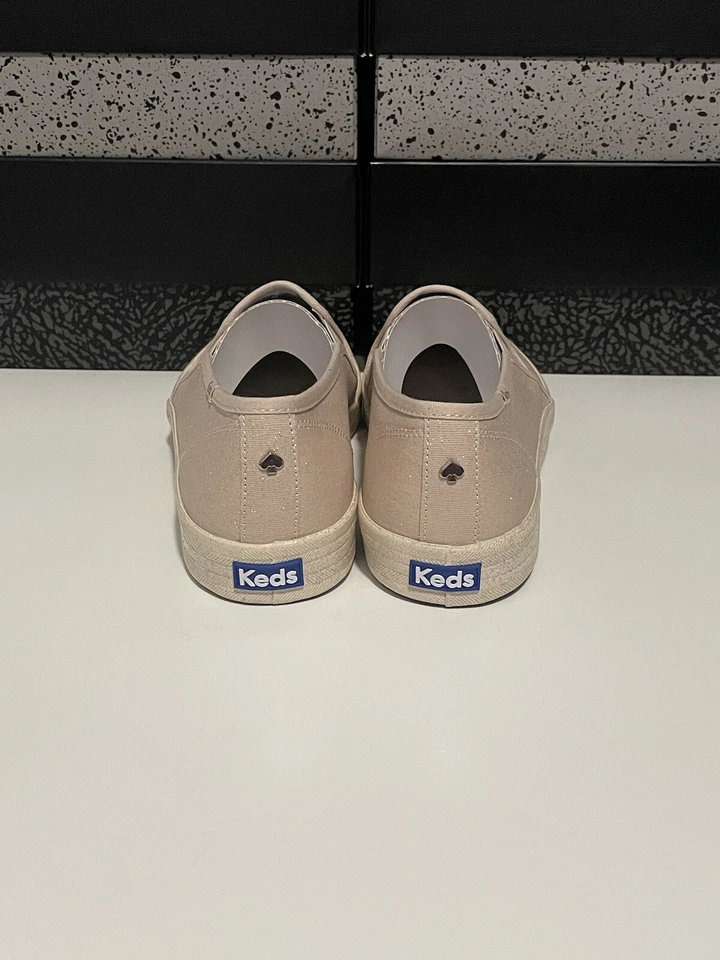 Nuevo Keds para Kate Spade Doble Piso WF65635 Mujer’s Talla 10 Rosa Brillo RARO Foto 4 de 4