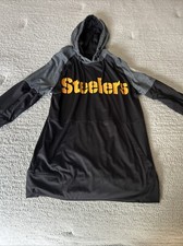 Steelers Long sleeve Hoodie T Small
