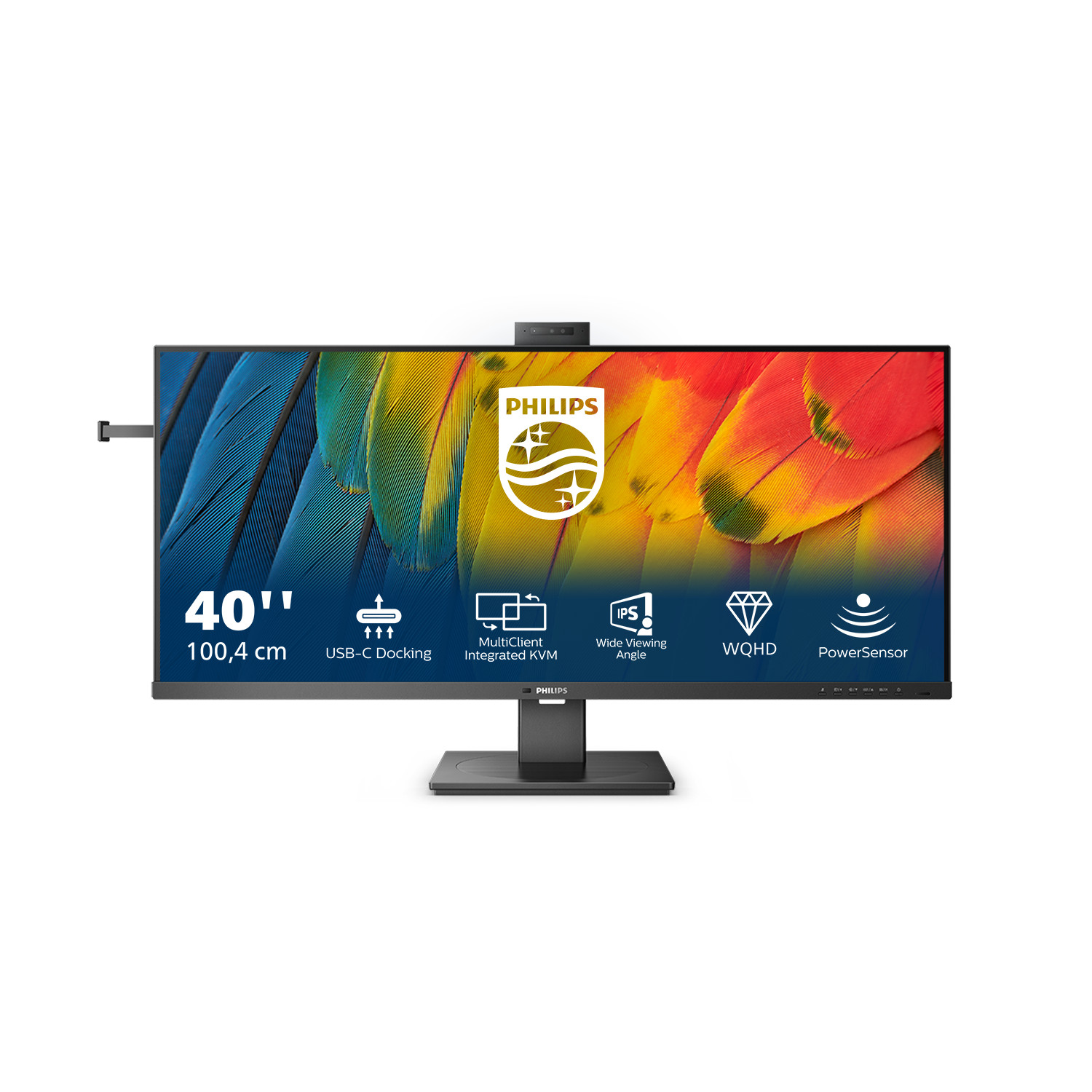 Philips 40B1U5601H 102 см (40) WQHD IPS монитор 21:9 HDMI/DP/USB-C PD100 Вт 120 Гц