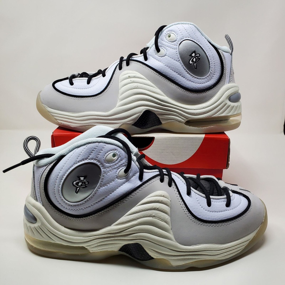 Nike Air Penny 2 'Photon Dust' White Black Grey Cream FB7727-100