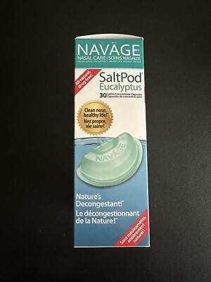   NAVAGE eucalyptus SaltPod 30 CT FACTORY EUCALYPTUS 30 packs Salt pods  