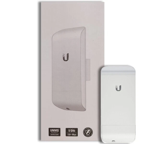 Ubiquiti NanoStation LocoM5 airMAX CPE 5GHz MIMO PoE Access Point Antenna 13 dBi