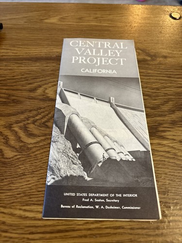 Central Valley Project, California US Dept of the Interior Pamphlet 1957 - Picture 1 of 4