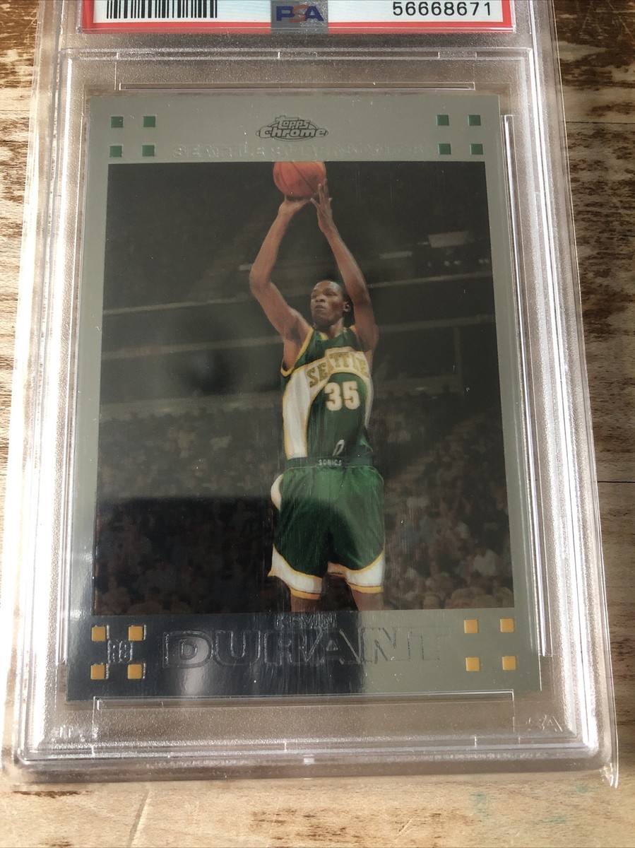 その他 KEVIN DURANT TOPPS CHROME RC #131 PSA 9 2007 Topps Chrome