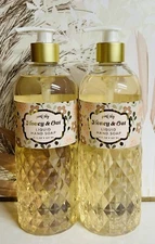 2-Pack Pink Sky ~ Honey & Oat Liquid Hand Soap 21 fl oz Each