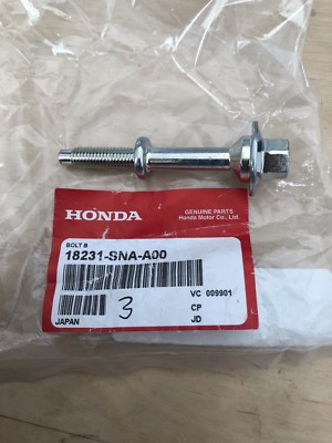 ありがとうございます Honda OEM Exhaust-front Pipe Bolt 18231SNAA00 for sale online | eBay