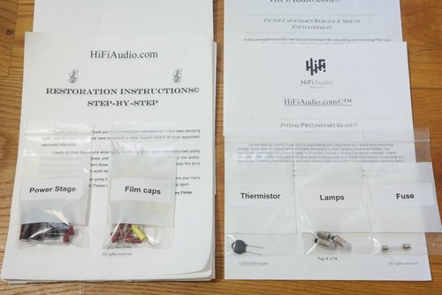 Hallicrafters S-120 Zestaw naprawczy radia Modernizacja Kondensator Rekondensator Przebudowa - Zdjęcie 3 z 10