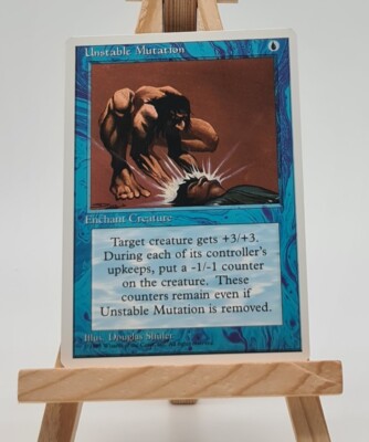 Unstable Mutation  (Fourth Edition (4ED) Magic Karte EN (Instabile Mutation)