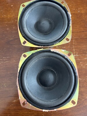 Pair Pioneer Surround 3.5'' Woofer SK-020202R 3 Ohm 30W Speakers