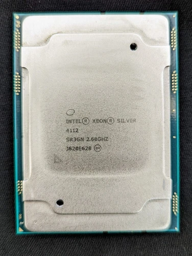 Intel Xeon Silver 4112 (SR3GN) 2.60GHz 4-Core LGA3647 85W 8.25MB Cache CPU - Picture 1 of 2