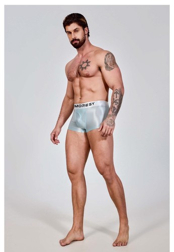 AMORESY Pegasus Mens Glitter Ultra-thin Transparency Breathable Sports Underwear - Picture 37 of 38