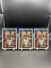 2024 Topps Holiday Manny Machado #H98 San Diego Padres Baseball Card Lot Of 3