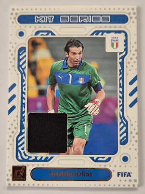 GIANLUIGI BUFFON PANINI ITALY MATCH RELIC MEMORABILIA FIFA KIT SERIES Juventus