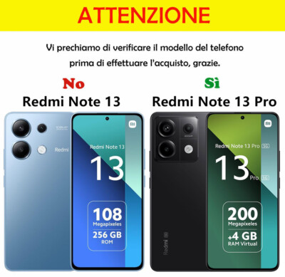 Custodia Xiaomi Redmi Note 13 5G con blocco RFID