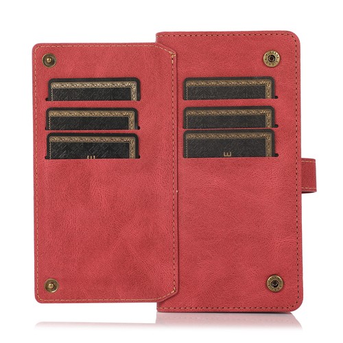 Crossbody With Strap Card Wallet Holder Bag Flip PU Leather Case Cover For Phone - Picture 26 of 33