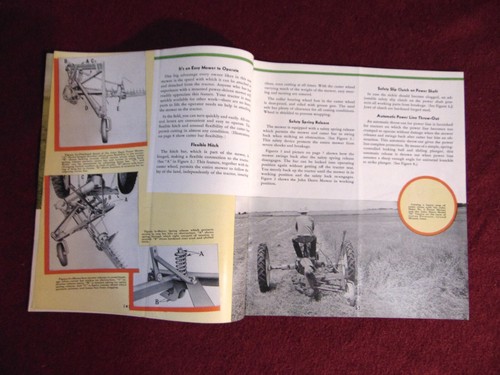 1939 Vintage John Deere Tractor Mowers The Enclosed Drive Mowers Sales Brochure - Picture 6 of 15