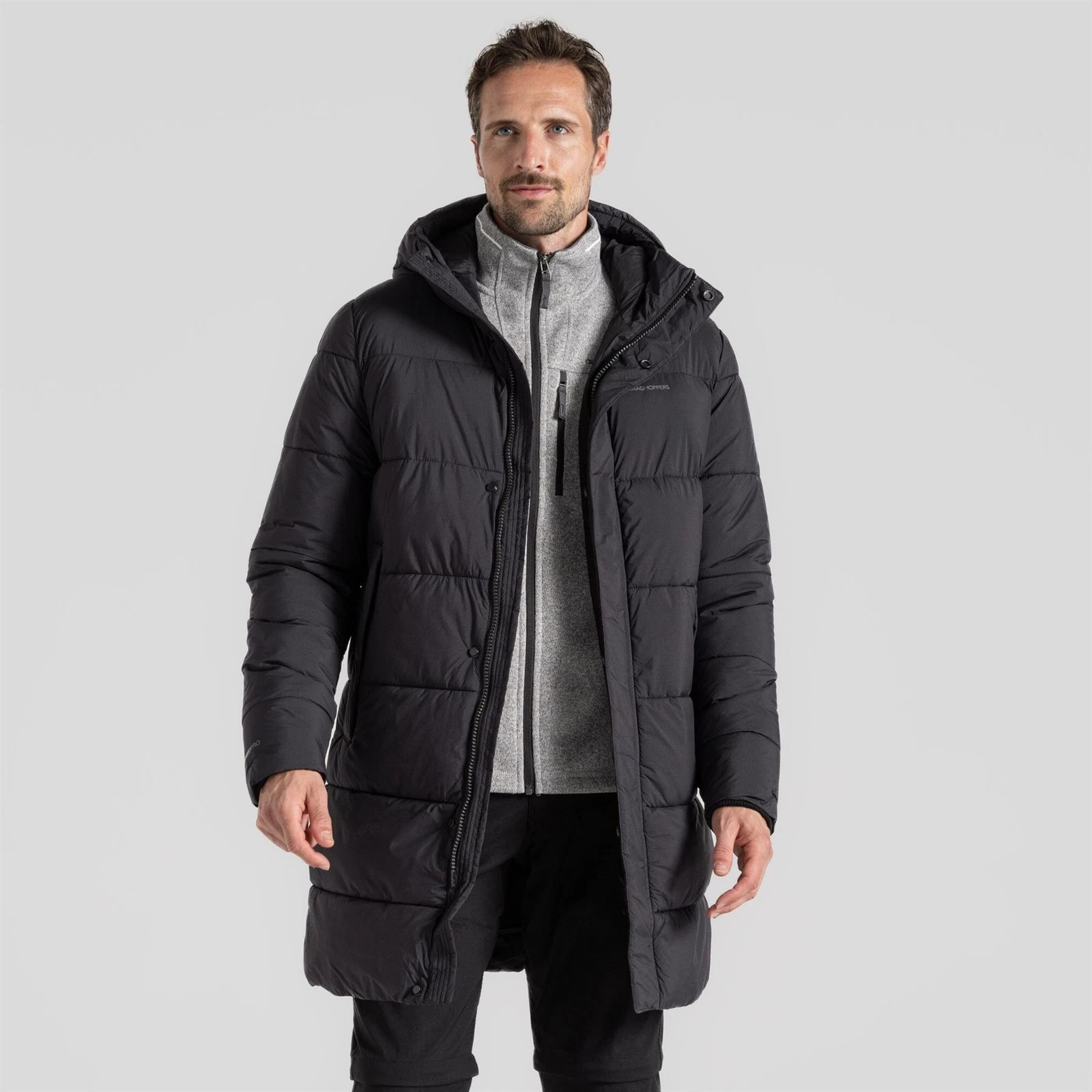 Craghoppers Men's Cormac Hooded Insulating Jacket Black