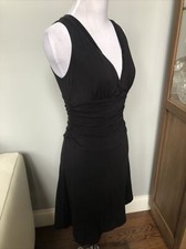 Little Black Dress Ruched Low Cut Petite Size XS