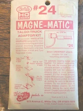 Kadee HO #24 Plastic-Shank Coupler - Kit - Magne-Matic(R) -- Short 1/4" Underset