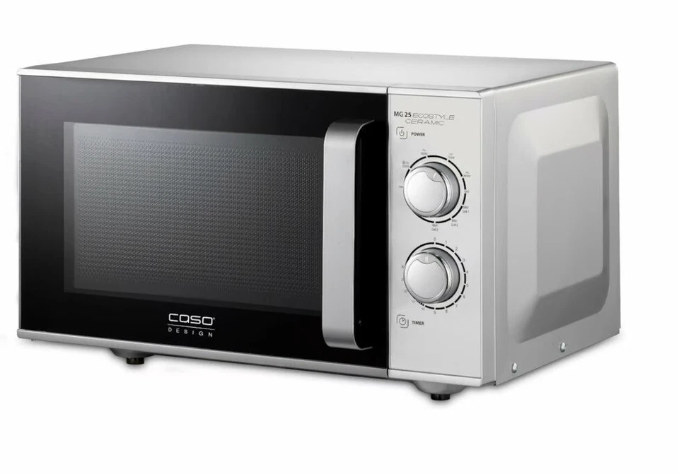 Caso MG 25 Ecostyle 900W 25L Kombi-Mikrowelle - Silber - Bild 2 von 4