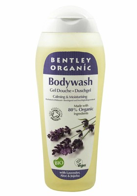 Bentley Organic calming and moisturizing Body wash - Lavender Aloe and jojoba - 8.8oz (843389000090)
