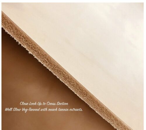 Veg Tan Tooling Leather 2/3 oz (.8-1.2mm) 2 Piece Special Price - Picture 5 of 8
