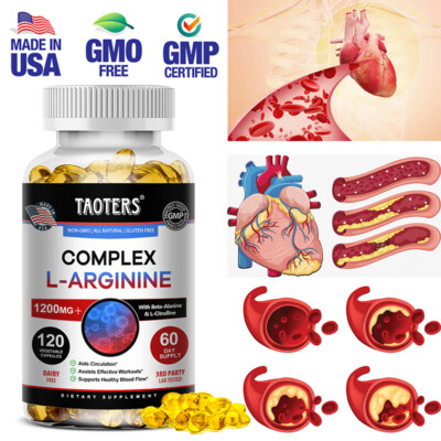 L Arginin Complex Capsules,Boost Metabolism,Supports Muscle Growth & Recovery