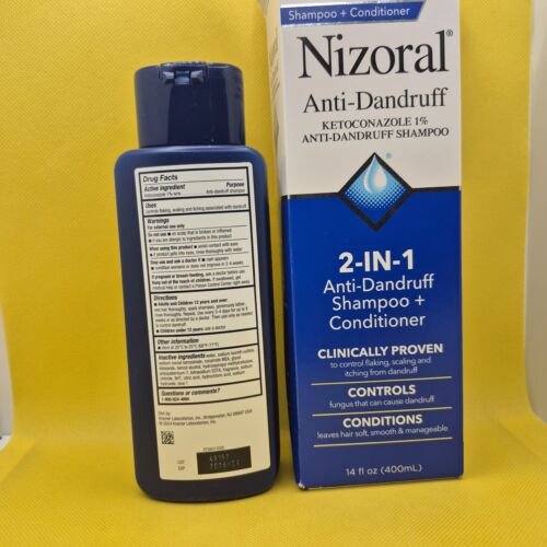 Nizoral Anti-Dandruff Shampoo AND Conditioner Fresh Scent clinically 14 Fl Oz. - Picture 9 of 9