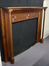 Fireplace Mantel by Robert Mitchell Furniture Co., Cincinnati Solid Wood Antique