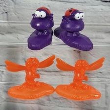 2017 McDonalds Peyo The Smurfs The Lost Village Firefly Ladybug Insects Lot Of 4