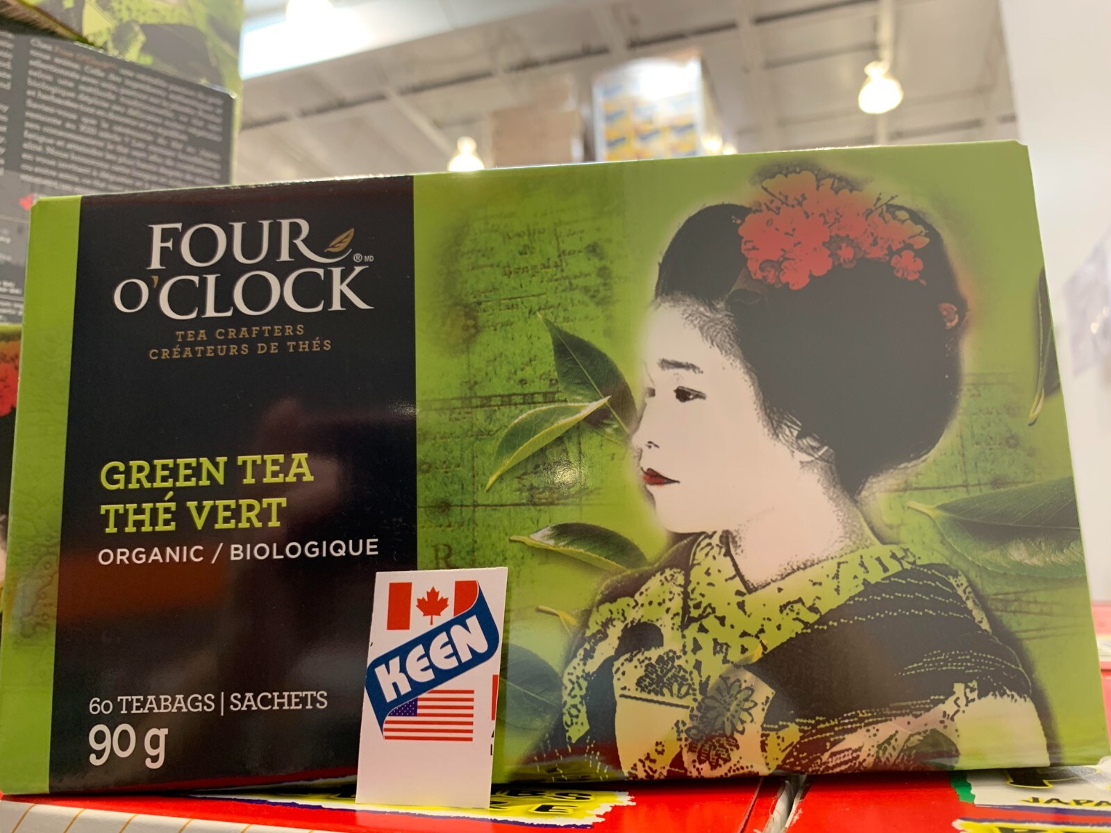 AiWaWa CA, FOUR O'CLOCK CANADA ORGANIC GREEN TEA 60 COUNT | eBay