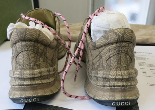 Gucci Run GG Ultralight Plume Cubic Beige Ebony Sneakers Größe 38 m. Kaufbeleg - Bild 10 von 10