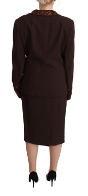 GAI MATTIOLO Jacket Single Breasted Brown Long Sleeves Midi