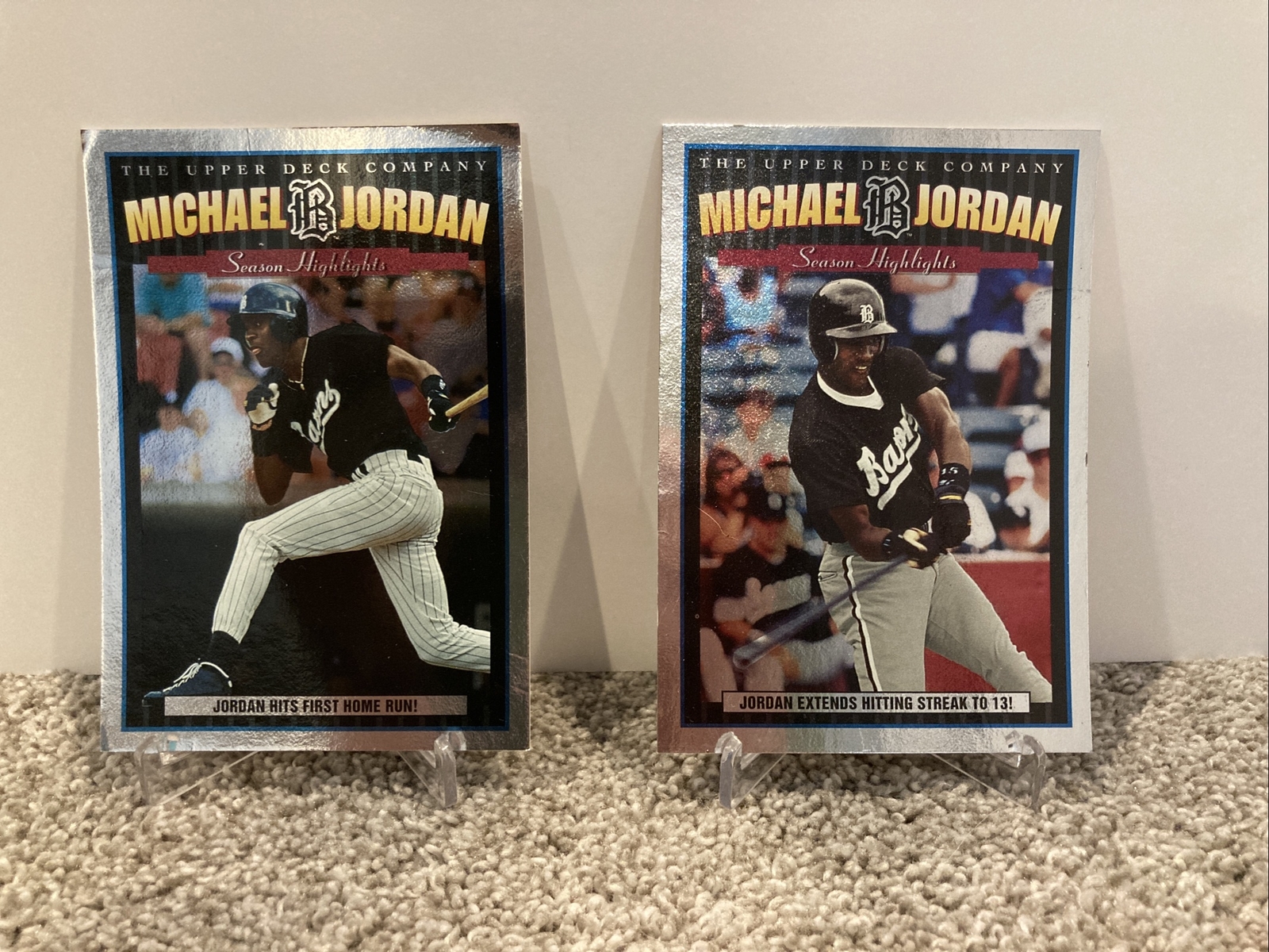 ⚾️1994 Upper Deck MICHAEL JORDAN Baron's ⚾️ Season Highlights Jumbo