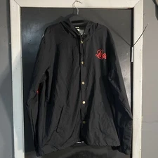 Logic Everybody Tour Black/Red Rain Coat Jacket Size XLarge
