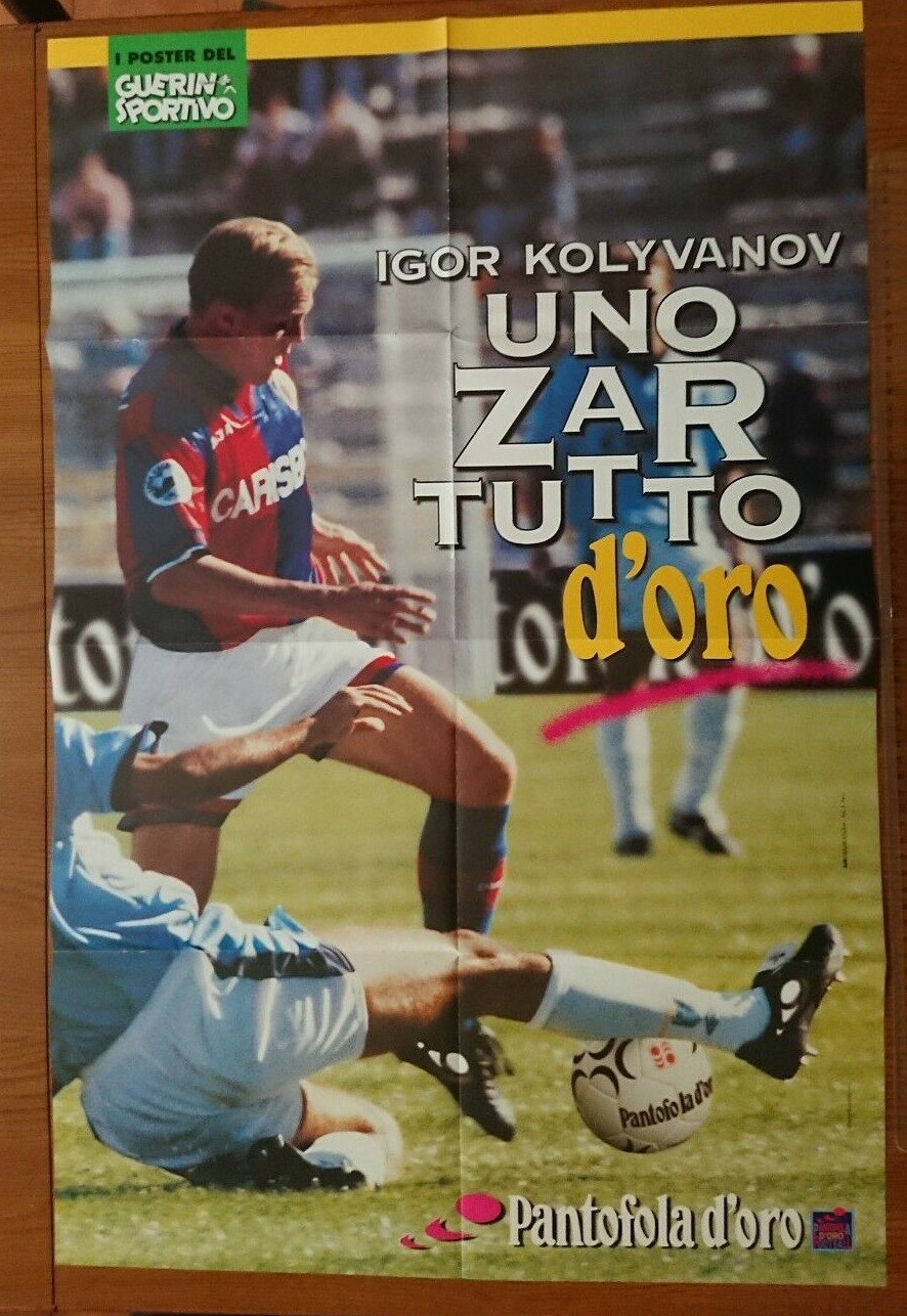 PANTOFOLA D’ORO POSTER IGOR KOLYVANOV BOLOGNA PANTOFOLA D'ORO GUERIN SPORTIVO