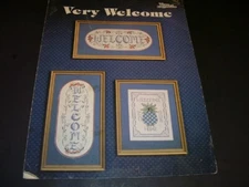 Three Needles "Very Welcome" Cross Stitch Pattern Chart