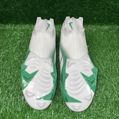 Nike Vapor Edge Speed 360 White Green Football Cleat Mens Size 10