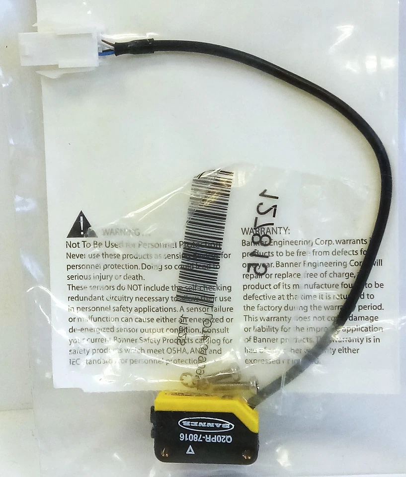 Banner Engineering Q20PR-78016 97942-162K167H01 Photoelectric Sensor - Image 4 of 4