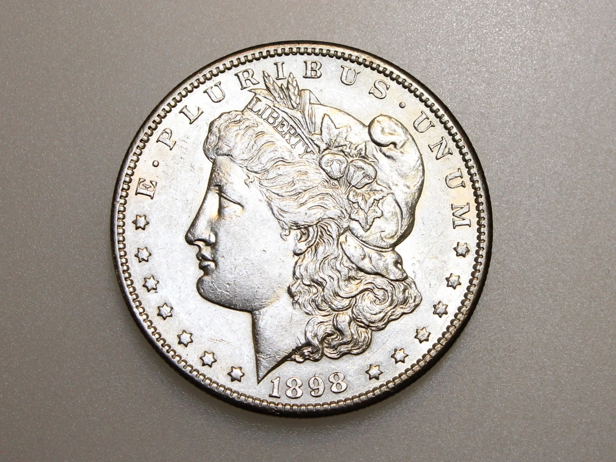 银色1898 年摩根美元硬币(1878-1921) | eBay