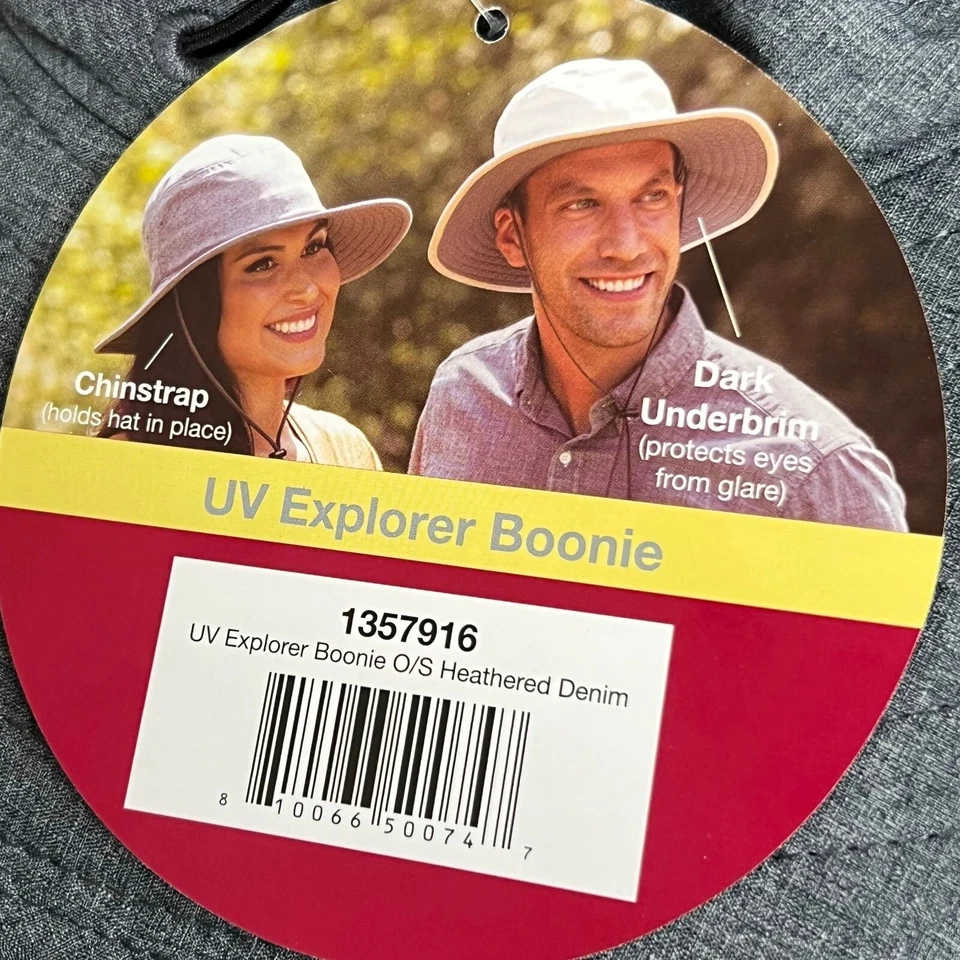Solar Escape UV Explorer Boonie UPF 50% Protección Solar Sombrero Unisex Foto 2 de 2