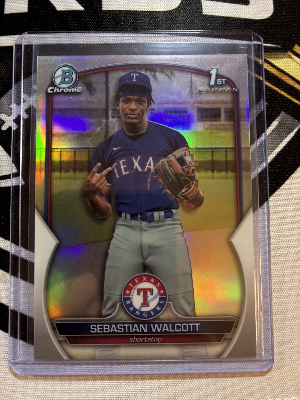 2023 Bowman Chrome - Prospects Sebastian Walcott #BCP-189 Refractor /499 (RC)